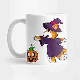 Cat Halloween Witch Mug